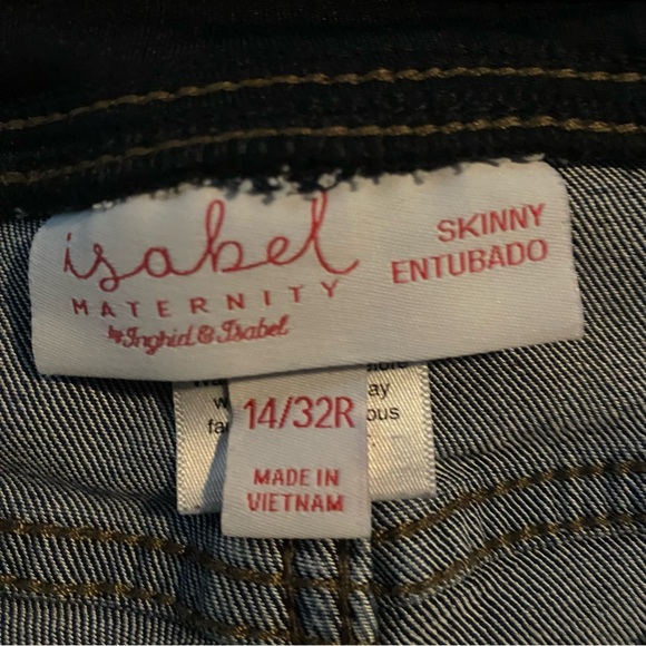 Isabel skinny maternity jeans size 14 - Picture 6 of 10